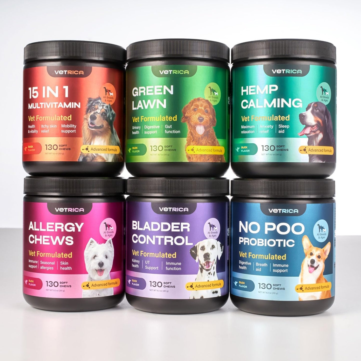 15-in-1 Dog Vitamins & Joint Supplement with Chondroitin for Hip & Joint Health, Immune System Support, Coat, and Mobility