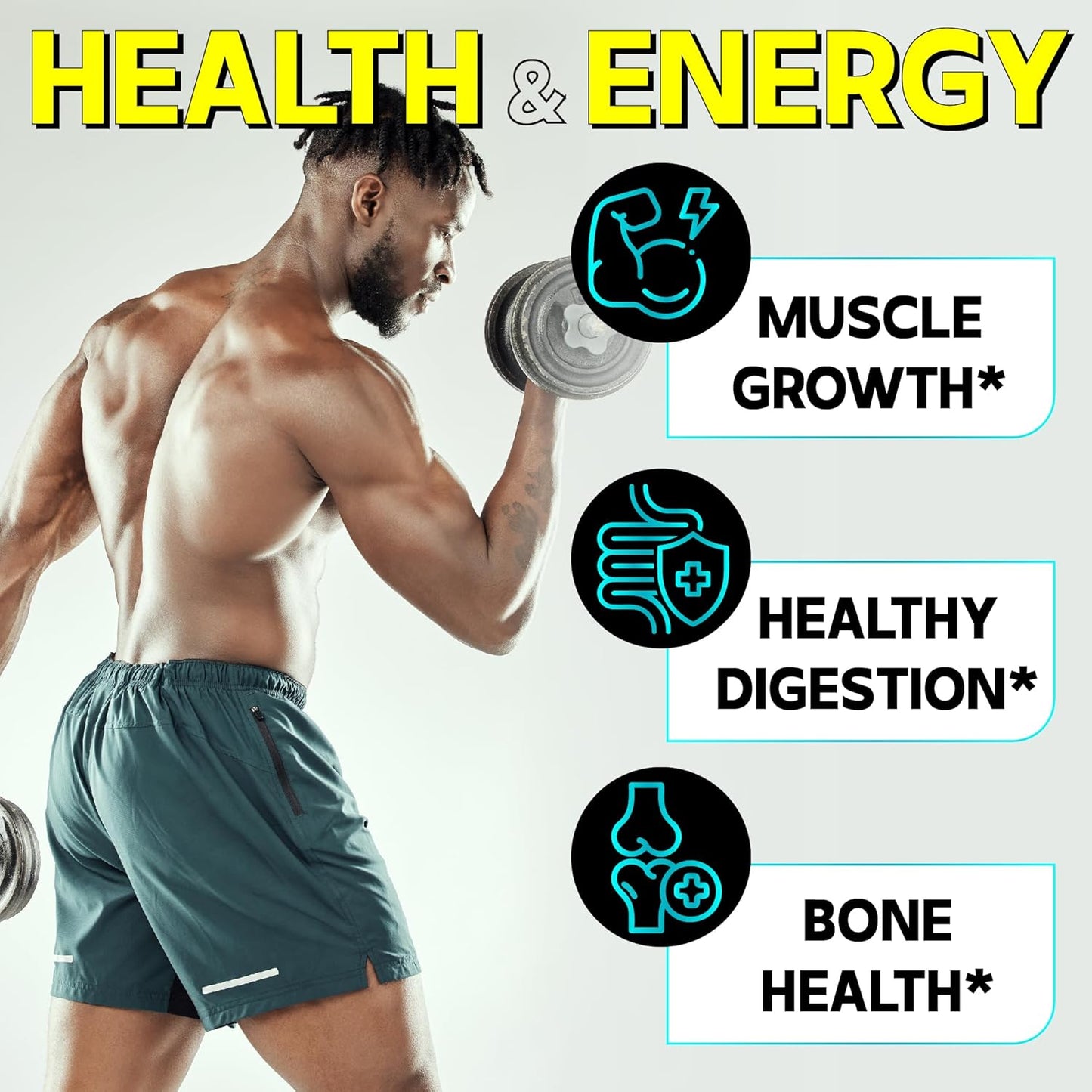 150 Capsules DEDICAD Triple Magnesium Complex Supplement - 100mg Elemental Bisglycinate, Citrate & Oxide - Energy, Muscle, Brain & Immune Support