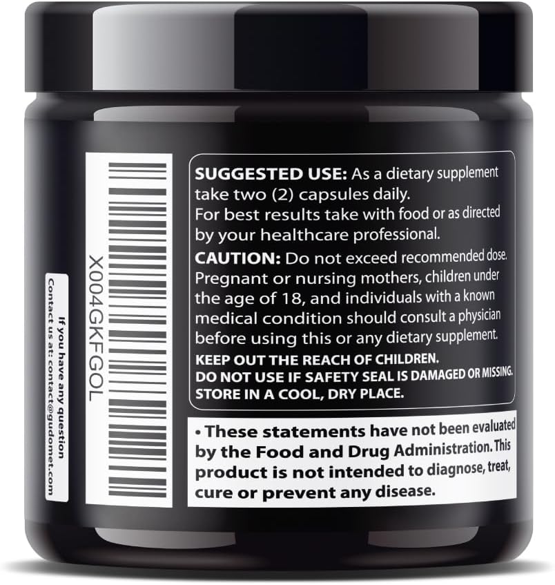 150 Capsules GUDOMET Calcium Citrate with Vitamin D3 & K2 for Bone, Muscle, & Nerve Health - High Absorption, USA-Made