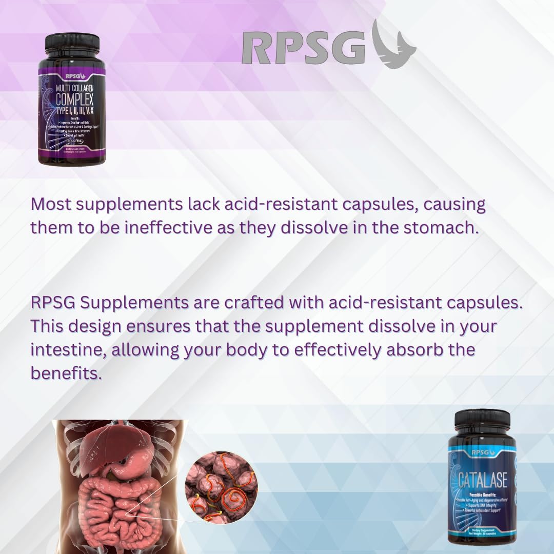 150 Capsules of RPSG Multi Collagen for Women & Men - Type I, II, III, V, X