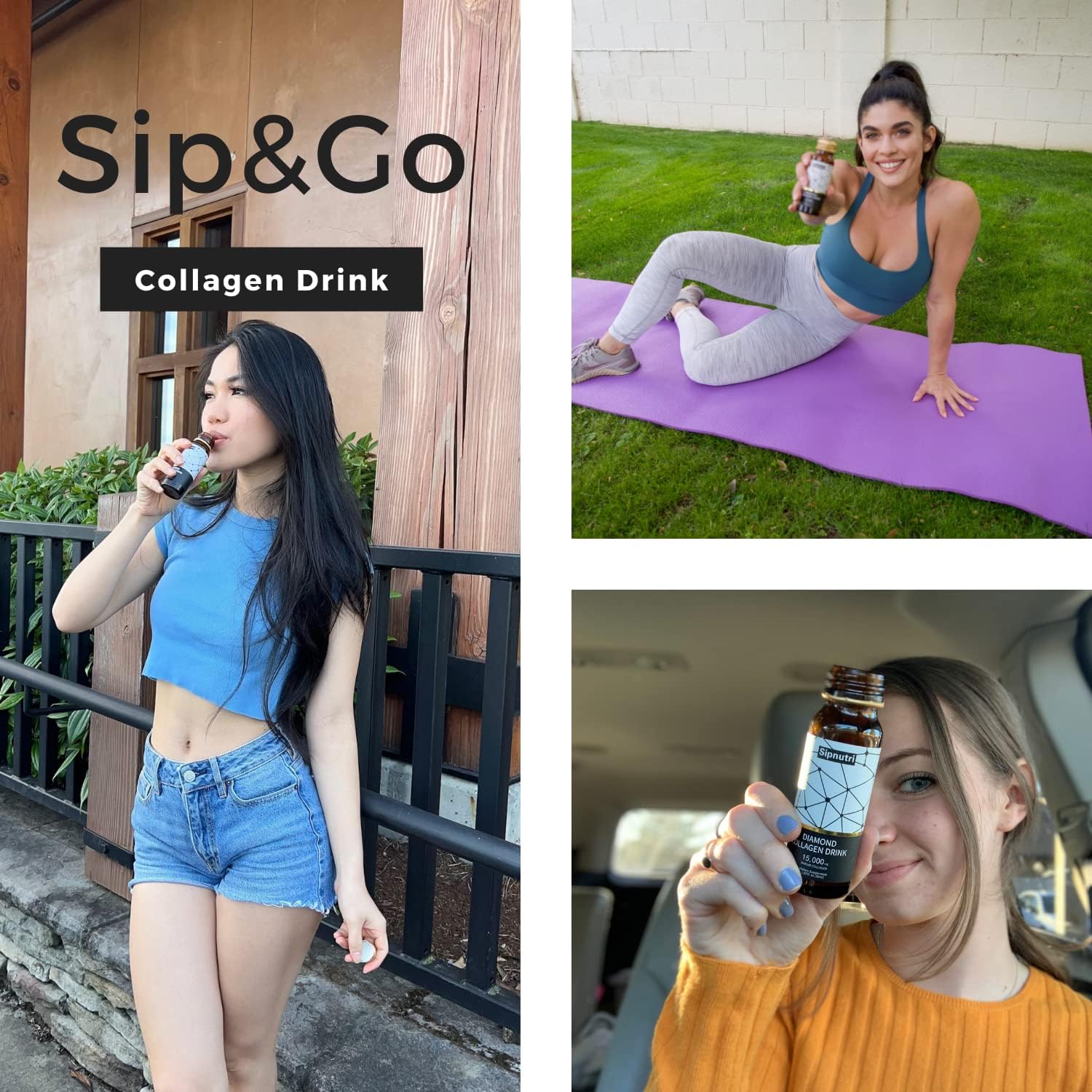 15000 mg Liquid Diamond Collagen & 3000 mg Korean Panax Ginseng Extract Drink