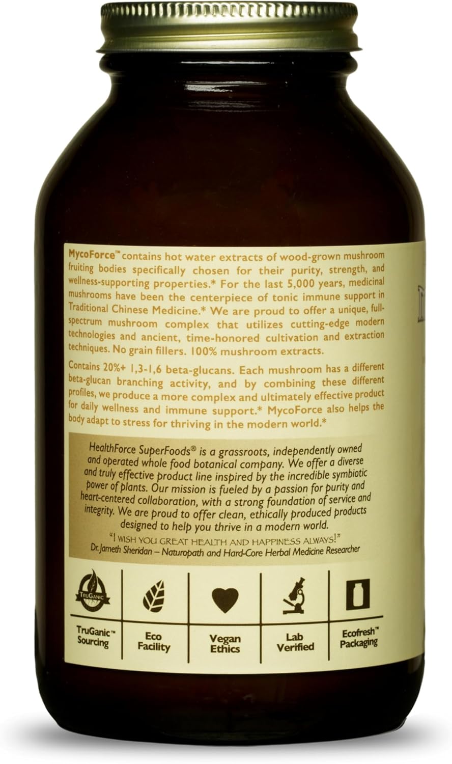 150g HealthForce SuperFoods MycoForce Powder - Immune Support Supplement