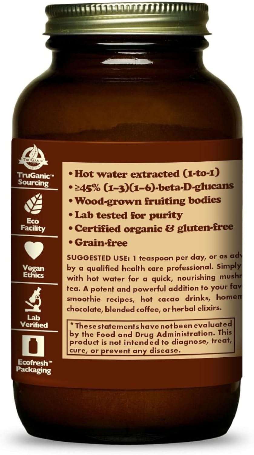 150g HealthForce SuperFoods Turkey Tail Mushroom Powder - Immune Support Supplement