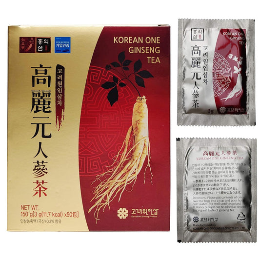 150g Korean Panax Ginseng Roots Extract Granules Tea - 50 Bags