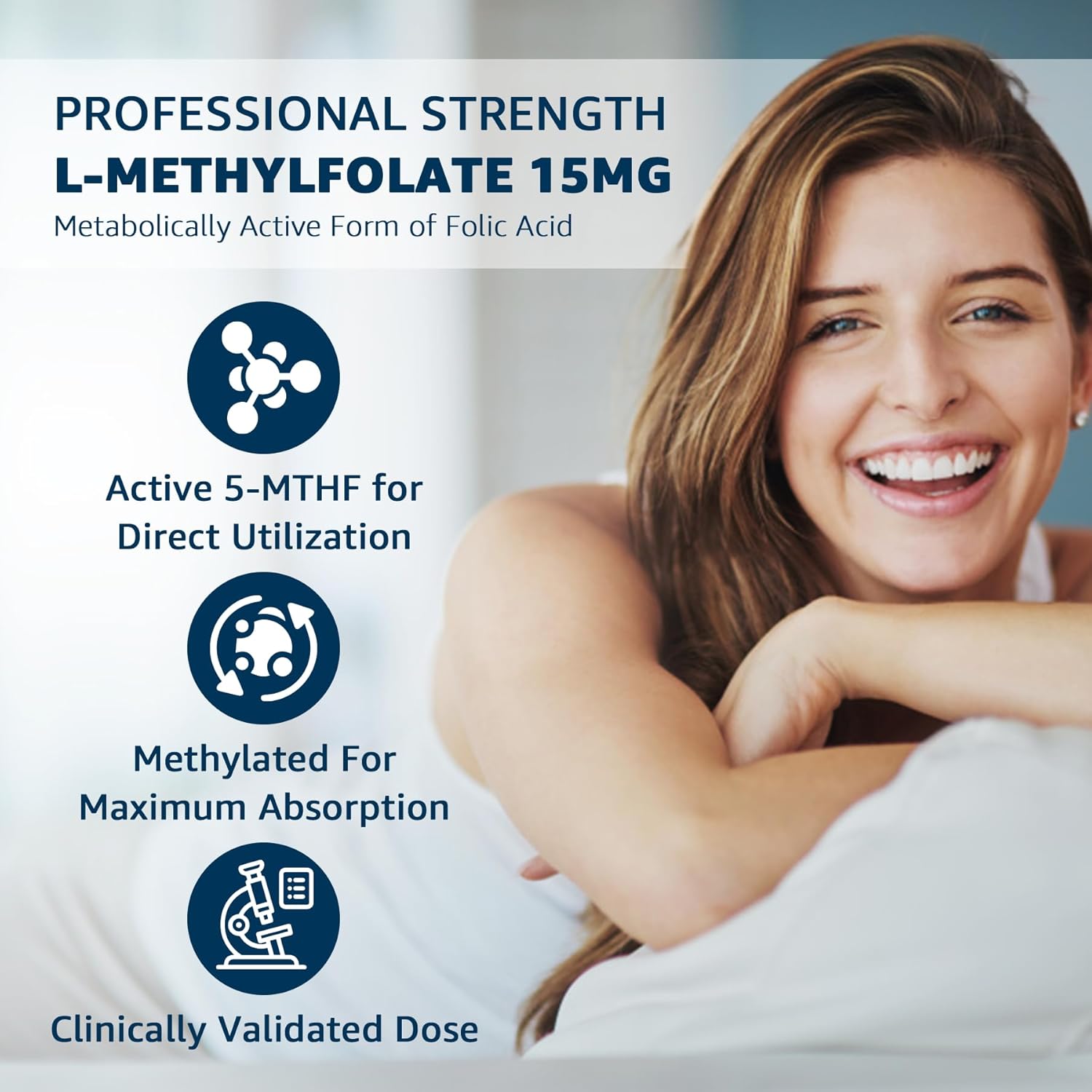 15mg L-MethylFolate Gummies with Super Greens - Nextdia Supplement