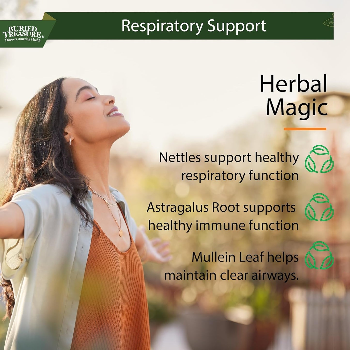 16 fl oz Liquid Supplement with Quercetin, Bromelain, and Mullein for Immune and Sinus Support - Non-Drowsy Herbal Formula