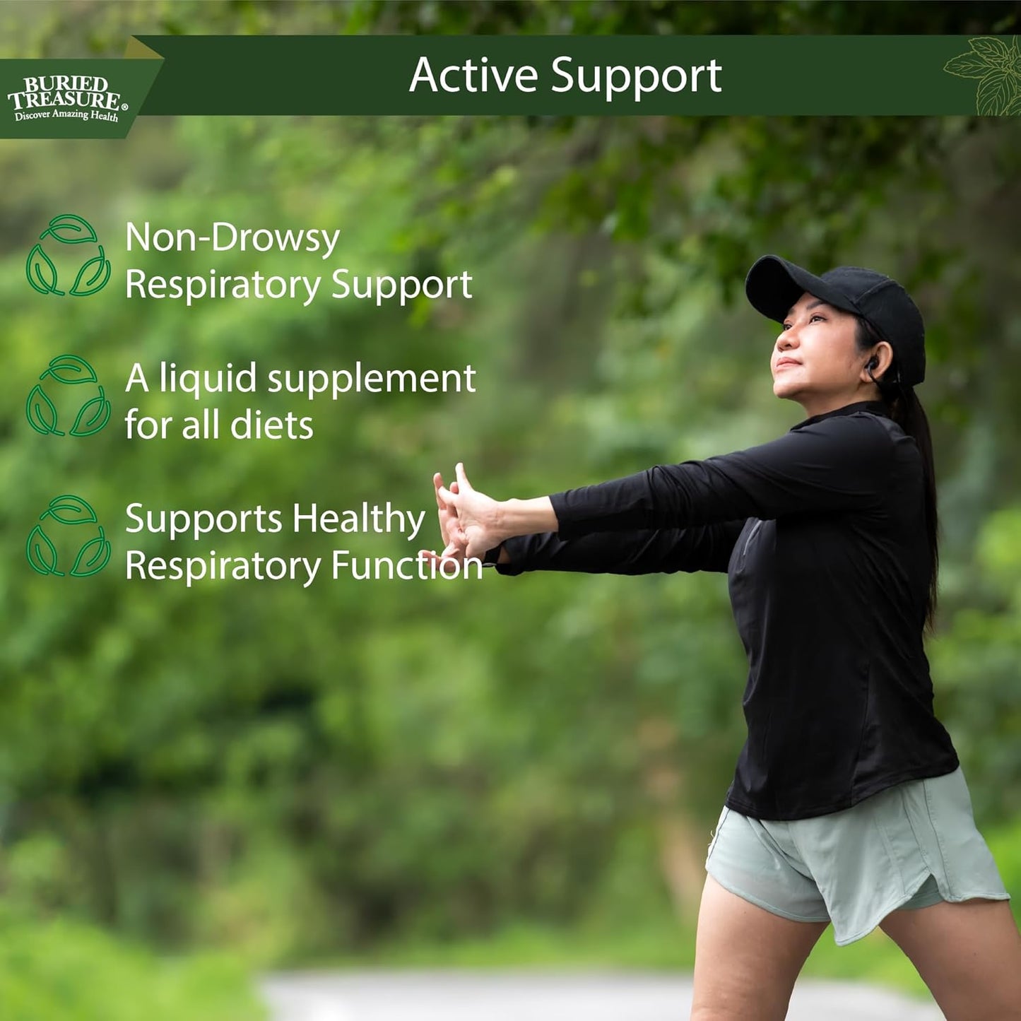 16 fl oz Liquid Supplement with Quercetin, Bromelain, and Mullein for Immune and Sinus Support - Non-Drowsy Herbal Formula