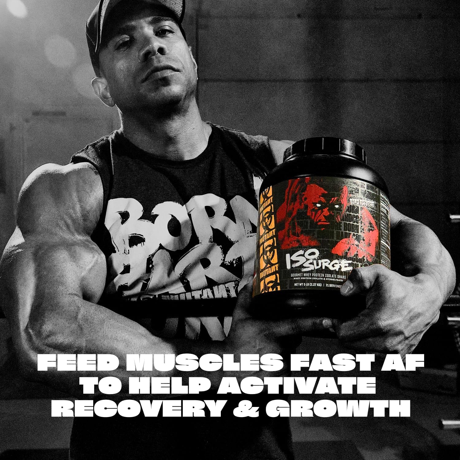 1.6 lb Mutant ISO Surge Whey Protein Isolate Powder - Fast-Acting Recovery for Muscle Growth & Strength (Peanut Butter Chocolate)