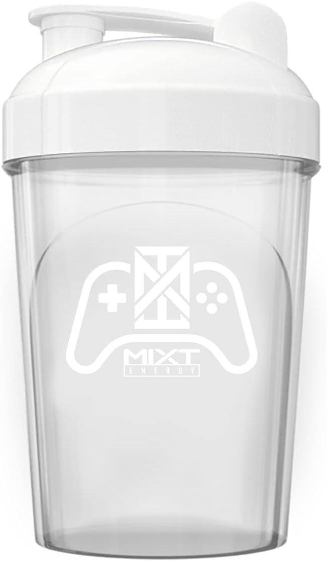 16 oz MIXT Energy Shaker Bottle with BPA-Free Lid and Mixing Technology - Game Controller Design