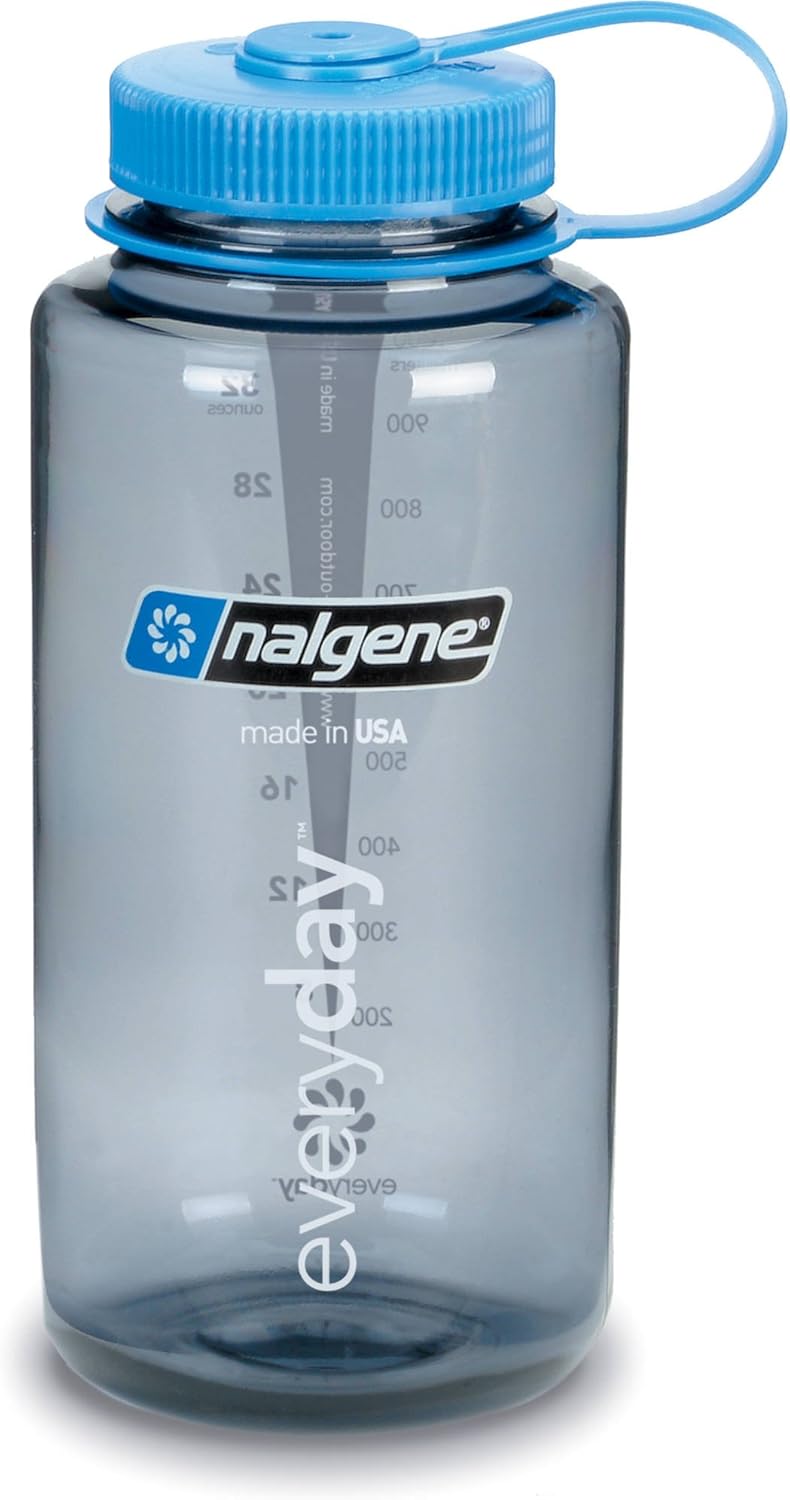 16 OZ Nalgene Sustain Tritan BPA-Free Water Bottle with 50% Recycled Plastic Material and Wide Mouth