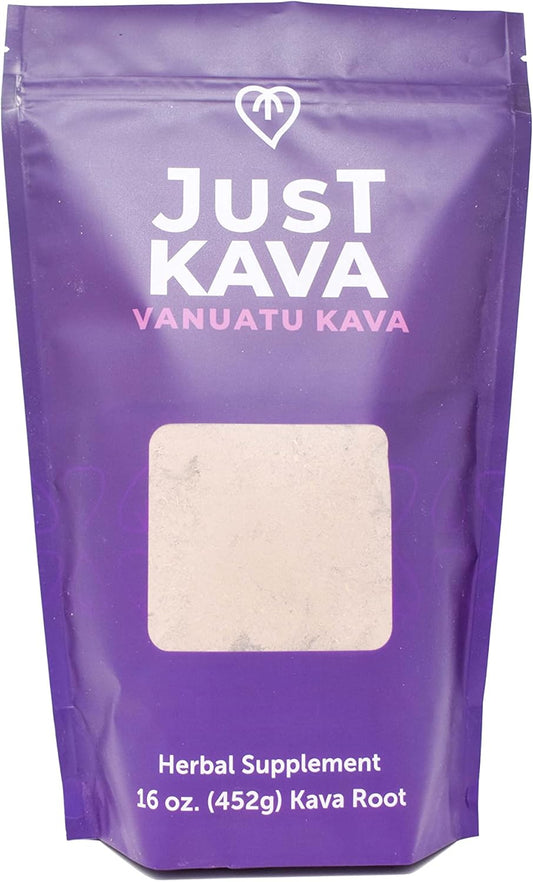 16 OZ Vanuatu Kava Powder Herbal Supplement - Relaxation Support