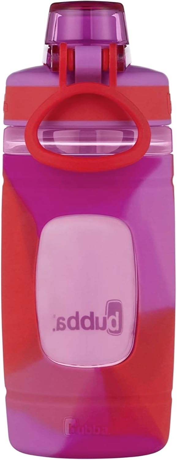 16oz Bubba Flo Kids Water Bottle, Mixed Berry Color with Watermelon & Wild Berry Wash, Pack of 1