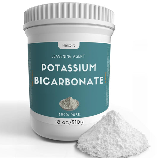 18 oz Pure Potassium Bicarbonate Powder for Wine, Cakes, Cookies - 100% Natural
