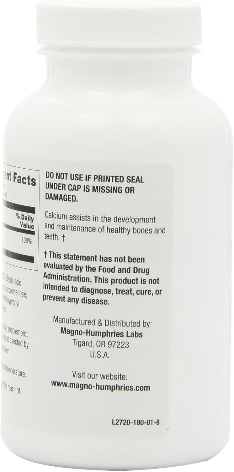 180 Caplets of Optimum Calcium Citrate Supplement for Bone Health and Support