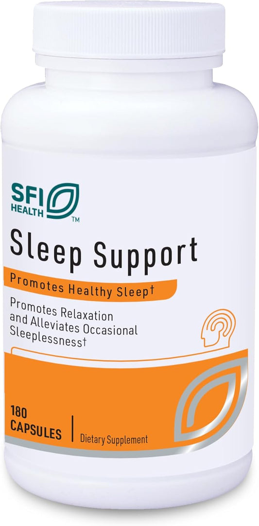 180 Capsules Klaire Labs Stress Support Complex - GABA, L-theanine & Valerian Adaptogenic Blend, Dairy & Wheat-Free