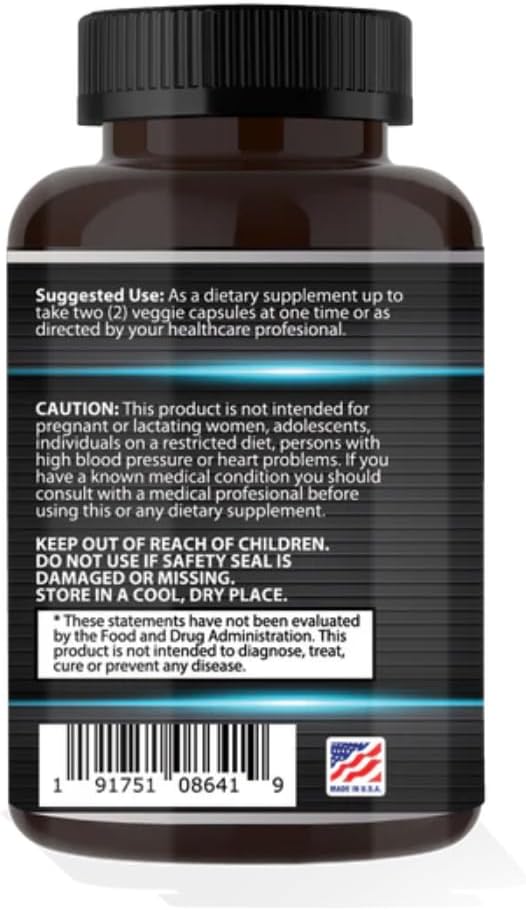 180 Capsules of Focus Pharmacology Relax - Natural Herbal Supplement for Stress Relief and Mental Clarity