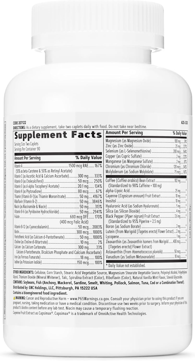 180 Count GNC Women's Multi Energy & Metabolism Formula