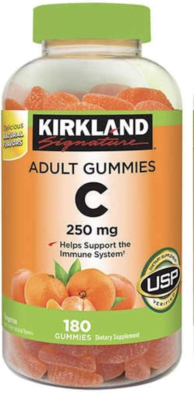 180 Count Kirkland Signature Vitamin C Adult Gummies - 250 mg
