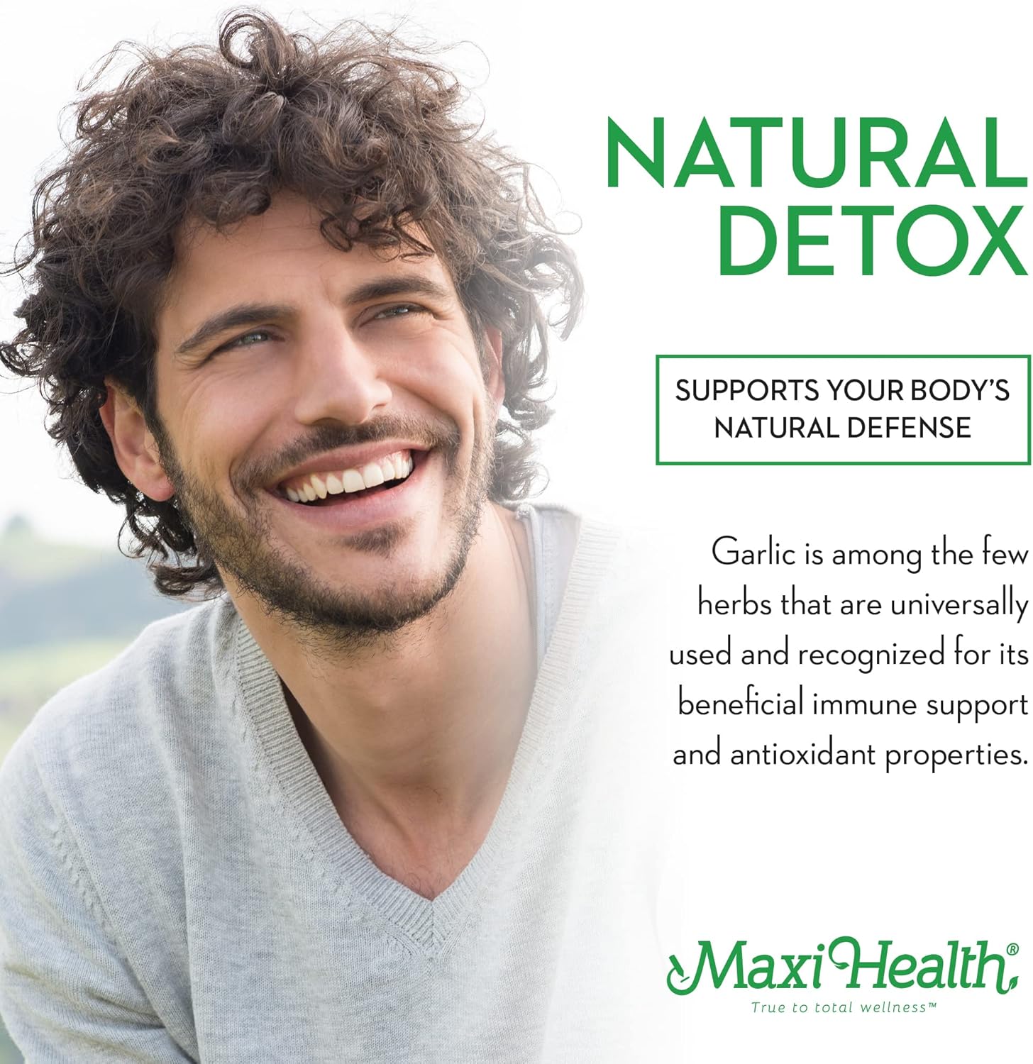 180 Count Maxi Health Maxi Biotic Aged Garlic Extract Capsules with Spirulina, Echinacea, Oregano, Enzymax - Natural Antioxidant & Wellness Support Supplement