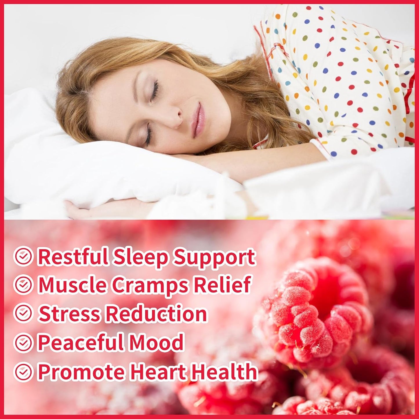 180 Count Novomins Magnesium Glycinate Gummies - 1000mg Sugar-Free Supplement with Potassium, Vitamin D, B6, CoQ10 for Calm Mood & Sleep Support - Raspberry Flavor