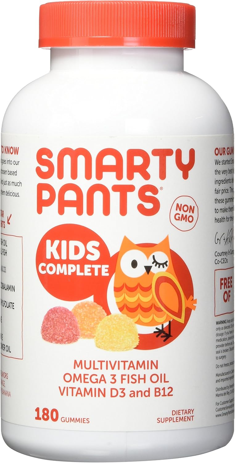 180-Count SmartyPants Kids Complete Multi-Vitamin Gummies