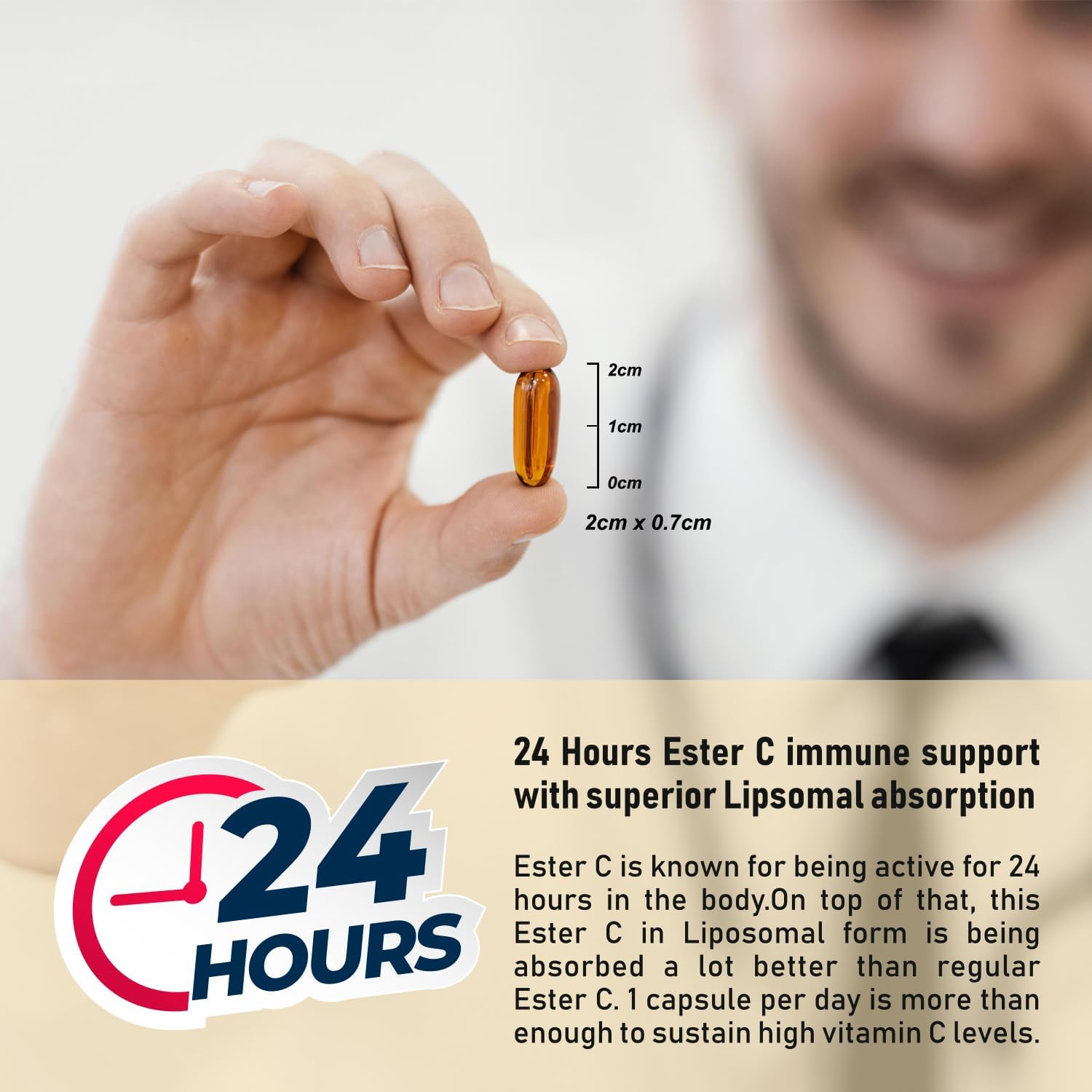 180 Liposomal Ester C Capsules for Optimal Vitamin C Absorption - BoostGo Australia