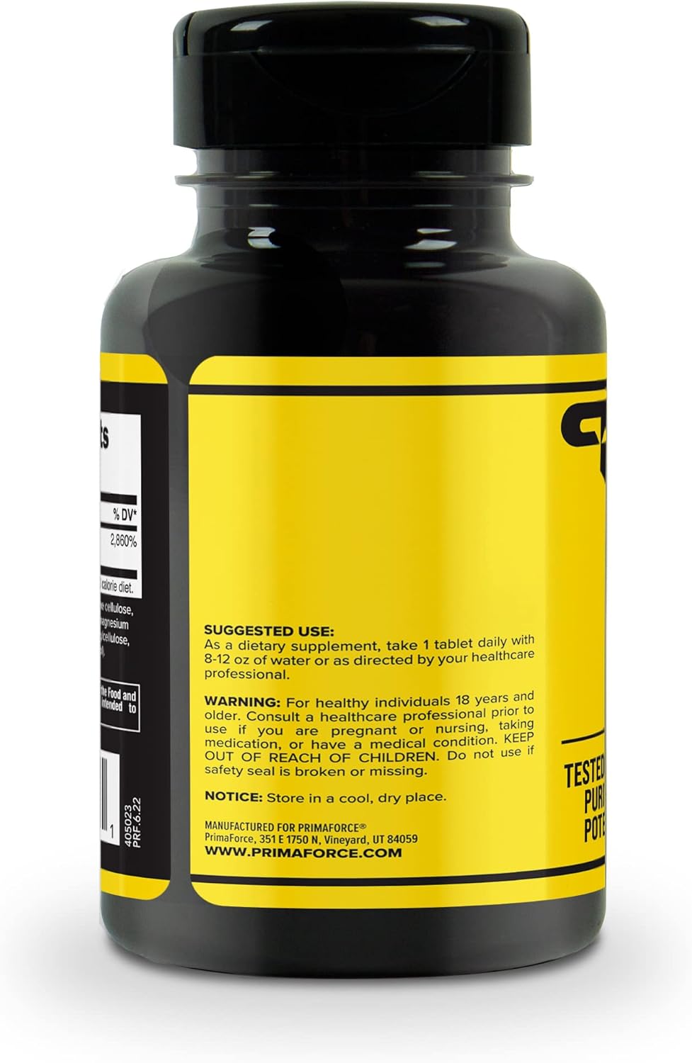 180 Tablets of PrimaForce Chromium Picolinate 1000mcg for Blood Sugar Support