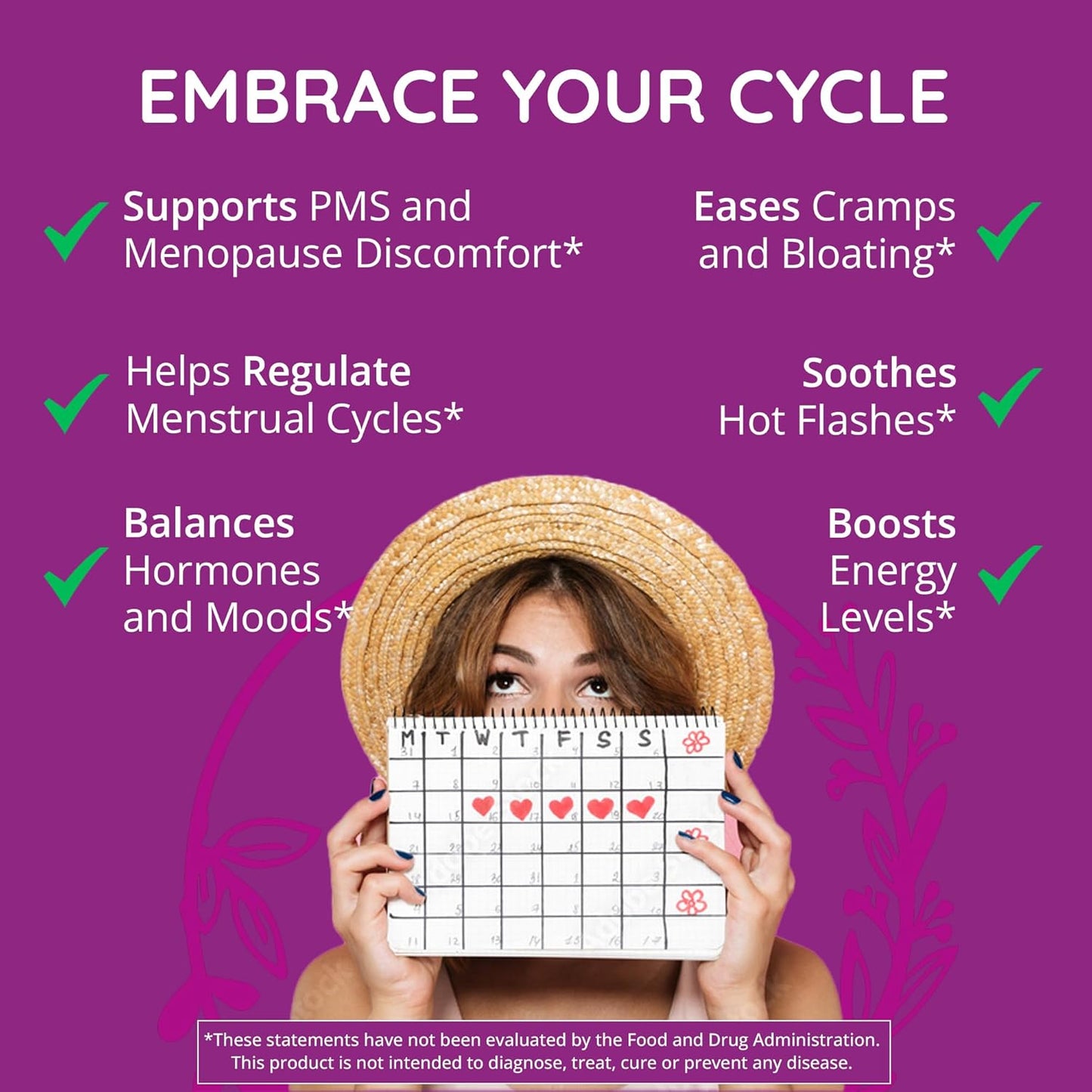 180ct Happy Healthy Hippie Go with The Flow Menopause Support & Hormone Balance for Women