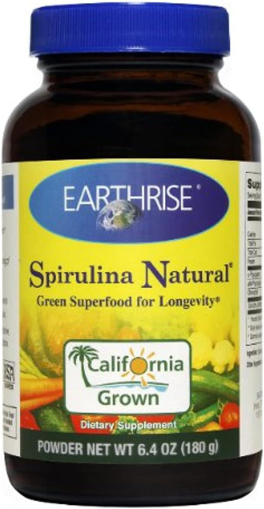 180g Earthrise Spirulina Powder - Natural Superfood Supplement