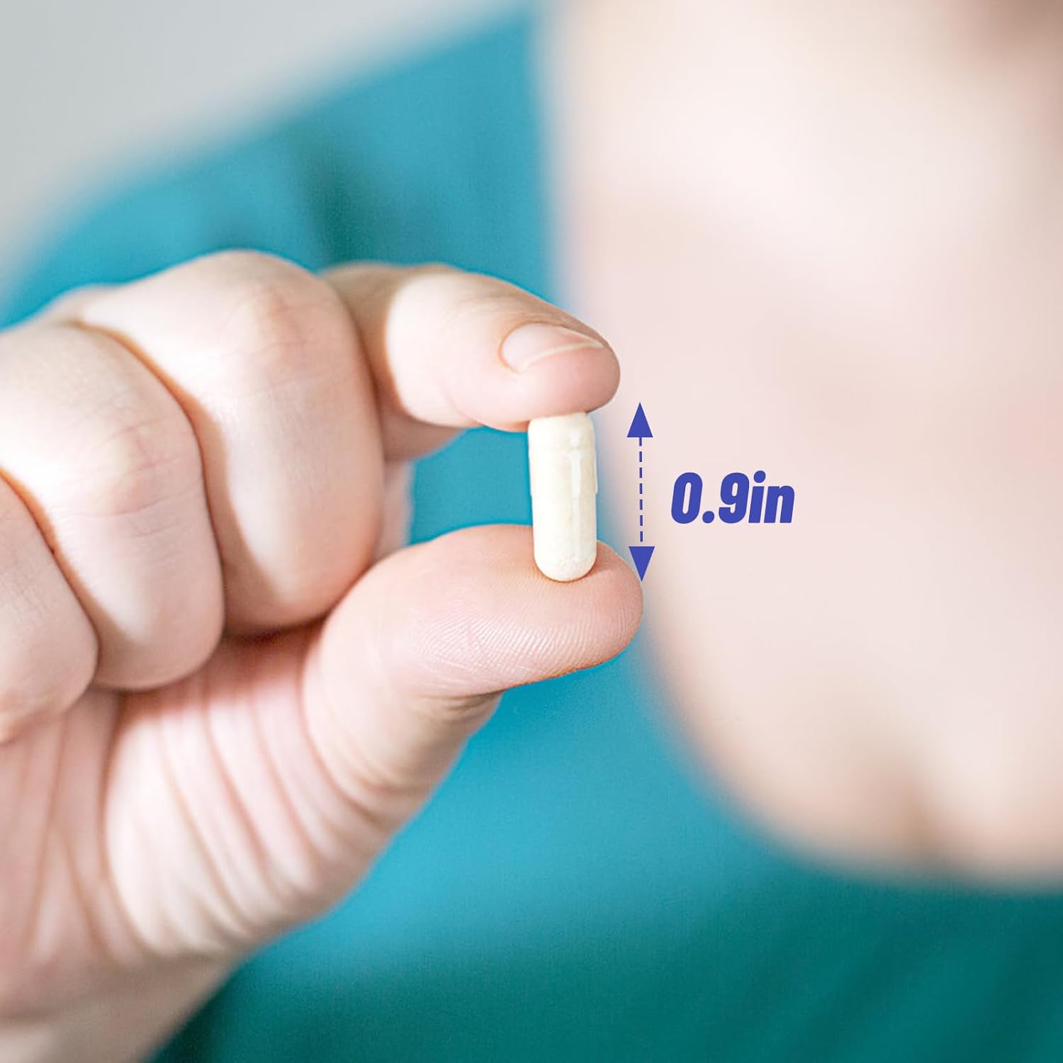 1900mg Magnesium L-Threonine Capsules - Non GMO & Gluten Free Supplement - 120 Veg Capsules