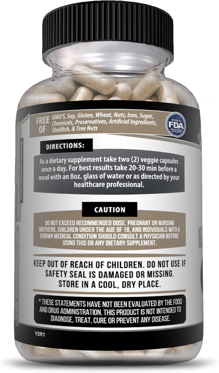 1995mg Premium Mushroom Complex Capsules for Wellness Support - Non-GMO & Gluten-Free - 90 Count