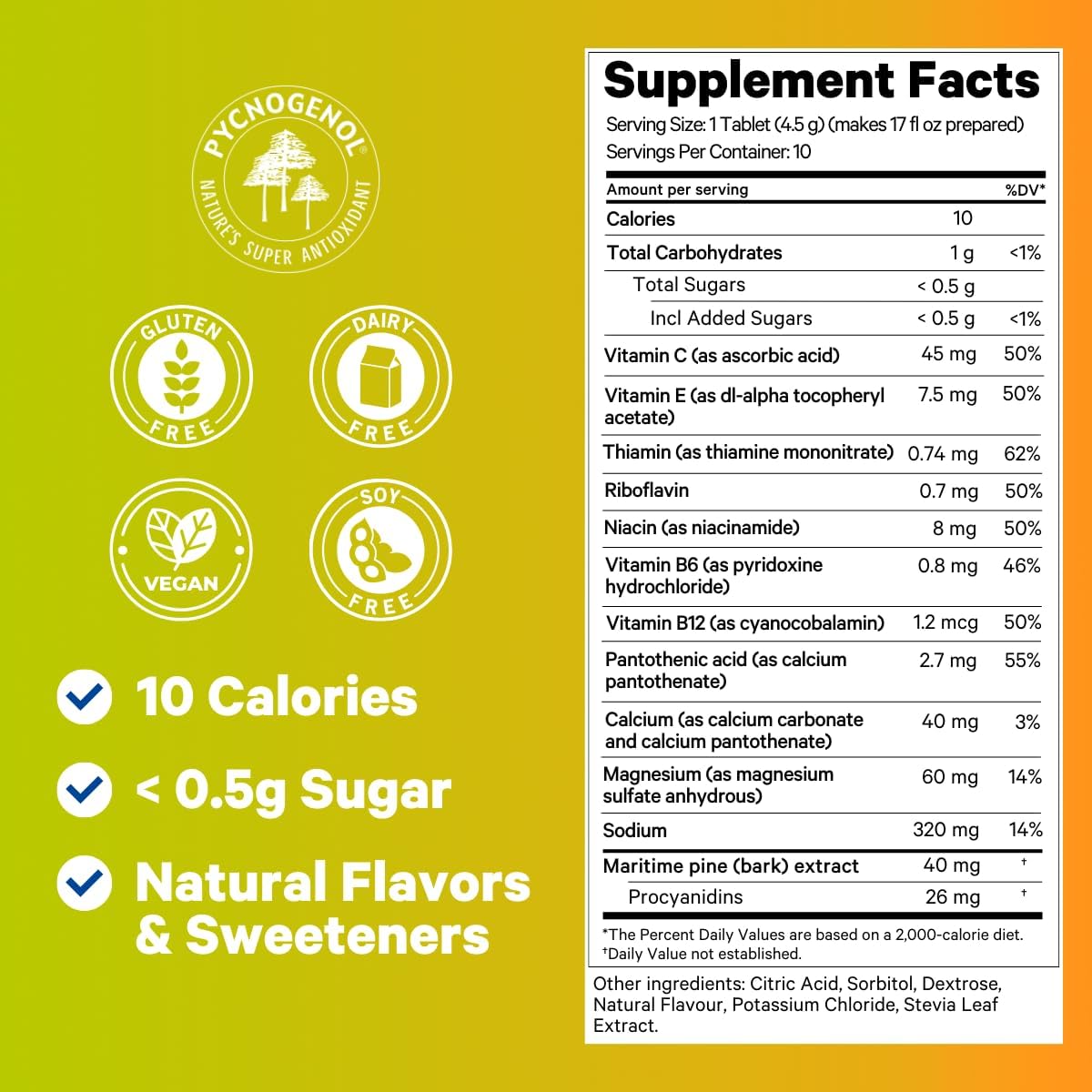 1ABOVE Variety Bundle: Anti Jet Lag, Energy & Immunity Effervescent Drink Tablets - Citrus & Berry Flavors - 20 Tablets