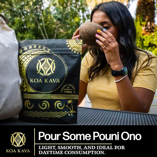 1kg Premium Kava Kava Powder Tea - Noble Tongan Root for Relaxation, Pouni ONO Drink from Vava'U