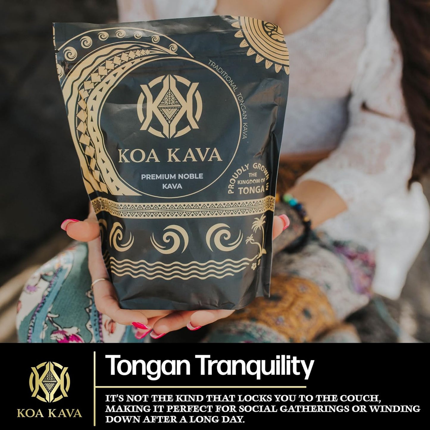 1kg Premium Kava Kava Powder Tea - Noble Tongan Root for Relaxation, Pouni ONO Drink from Vava'U