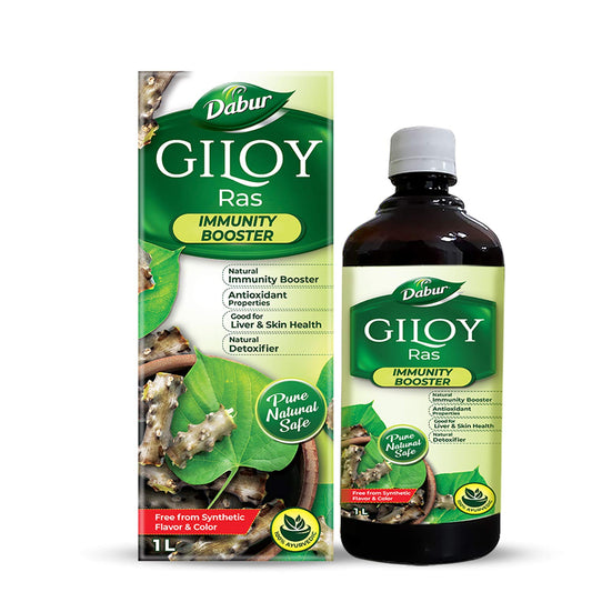 1L Dabur Giloy Juice: Natural Antioxidant-Infused Immunity Booster