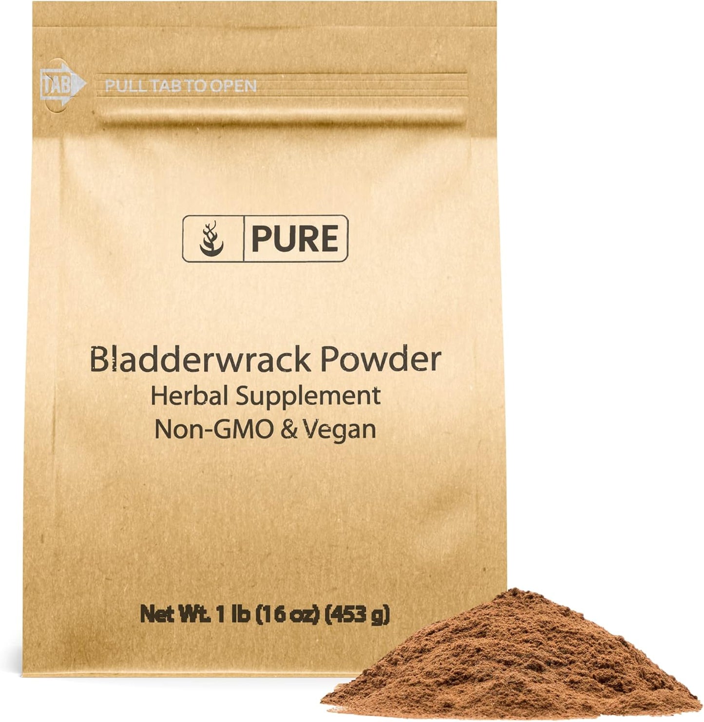 1lb Bladderwrack Powder with Pure Fucus Vesiculosus Ingredients - Herbal Supplement