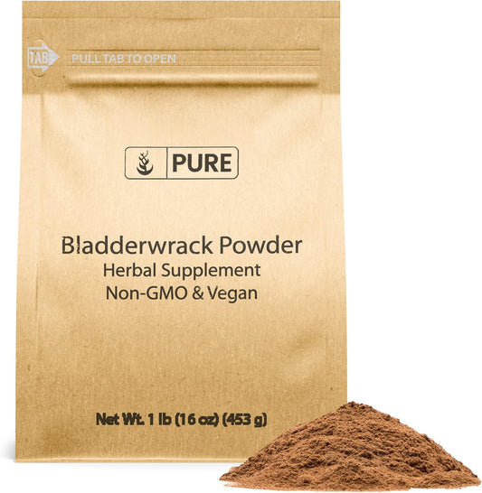 1lb Bladderwrack Powder with Pure Fucus Vesiculosus Ingredients - Herbal Supplement
