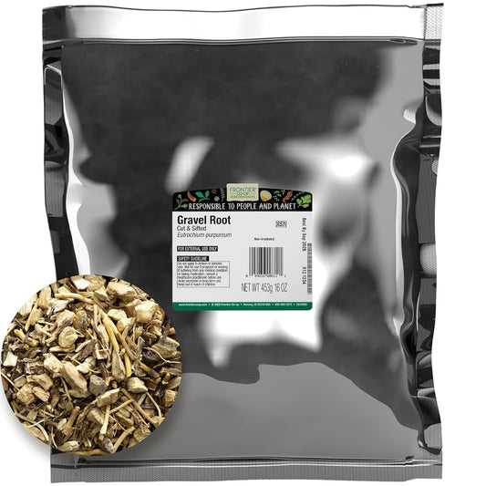 1lb Frontier Co-op Wildcrafted Gravel Root, Cut and Sifted