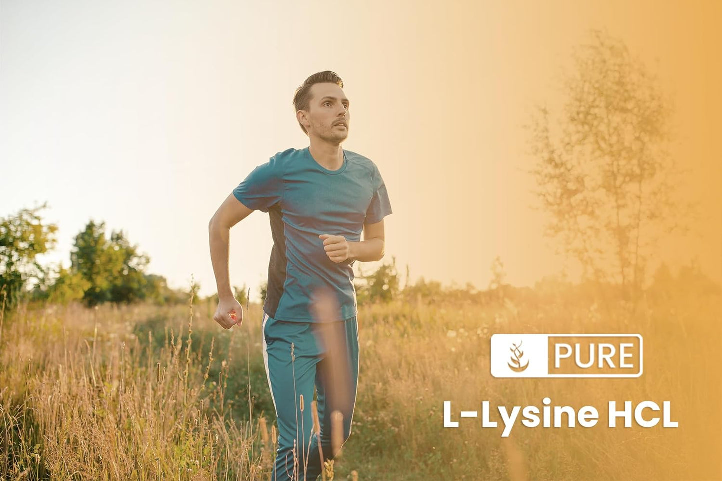 1lb L-Lysine HCl - Pure Original Alpha Amino Acid, Non-GMO, Gluten-Free