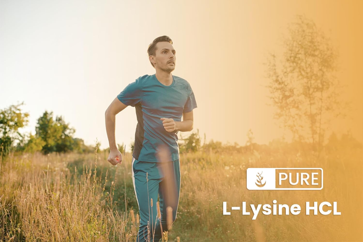 1lb L-Lysine HCl - Pure Original Alpha Amino Acid, Non-GMO, Gluten-Free