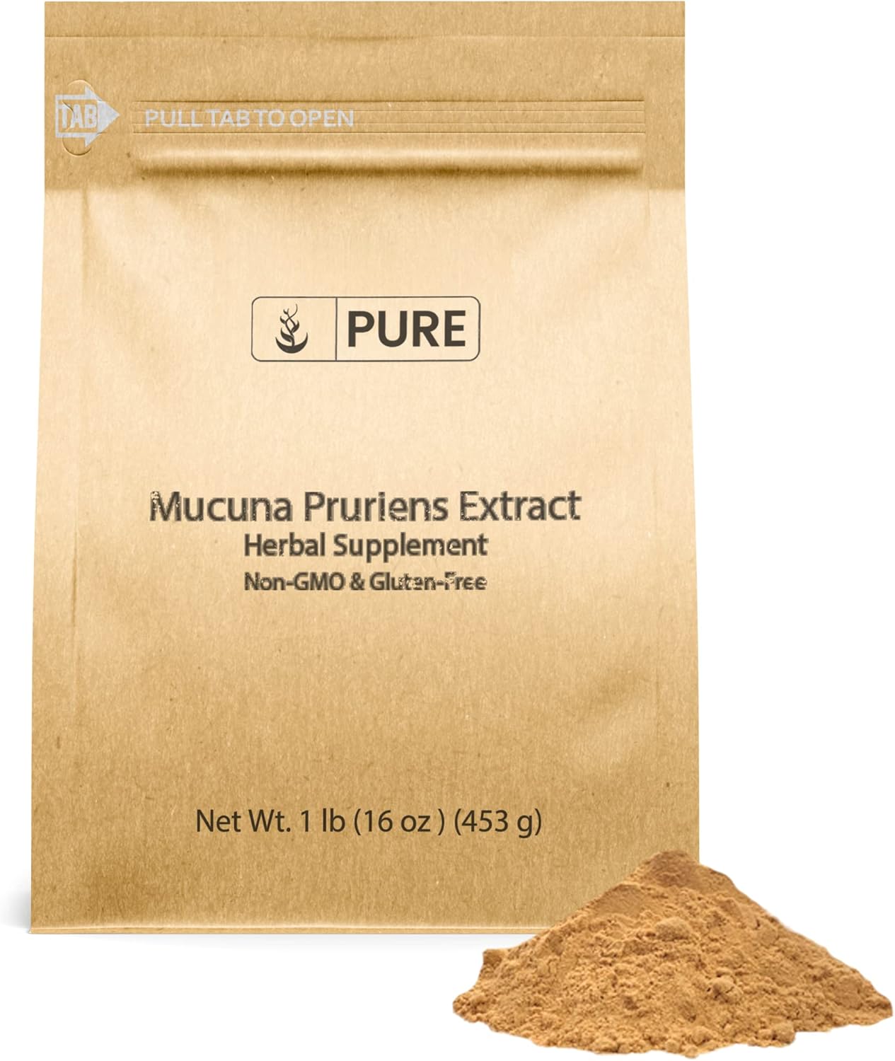 1lb Mucuna Pruriens: Pure & Natural Non-GMO Gluten-Free Ingredients
