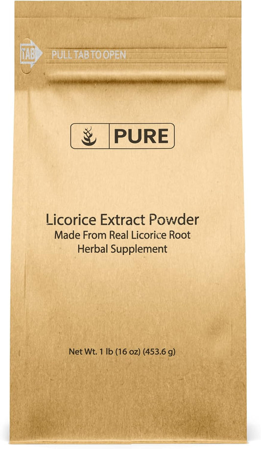 1lb Non-GMO Gluten-Free Mulethi Powder with Pure Original Licorice Extract