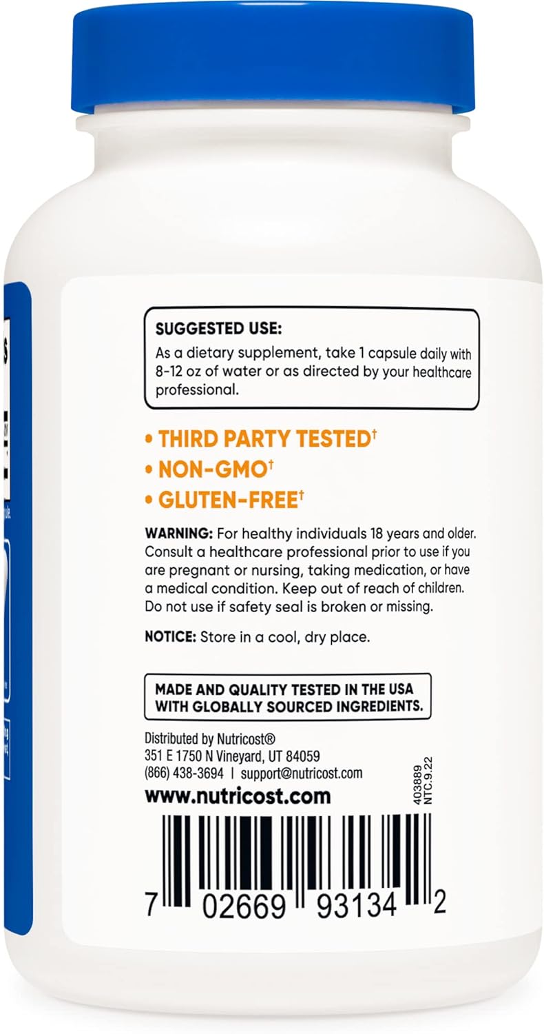 2 Bottles of Nutricost 5-HTP 100mg, 240 Vegetarian Capsules - Non-GMO & Gluten Free