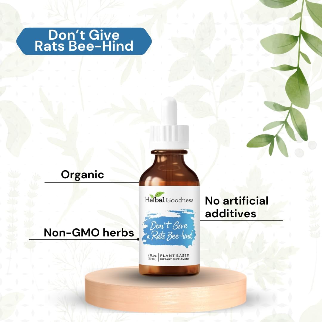 2 Fl.oz Herbal Goodness Calm Aid Supplement with Kava, Chamomile, Lemon Balm - Relaxation Support for Adults