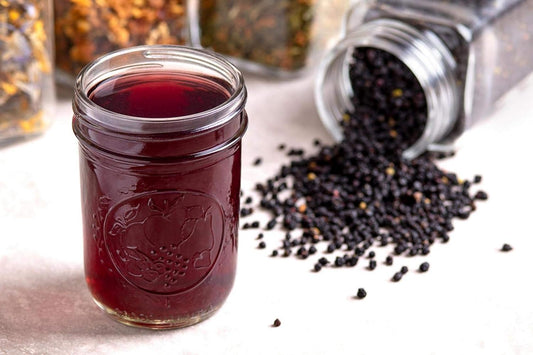 2 lb (32oz) of Certified Organic EarthWise Aromatics Elderberries