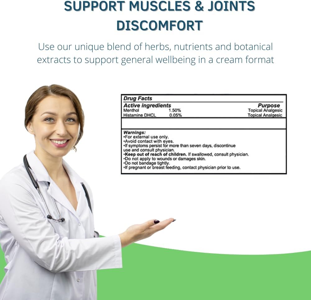 2 oz Bioxtron Life Cream Natural AFA Stem Cell Supplement for Joint Pain, Muscle Pain, and Fatigue