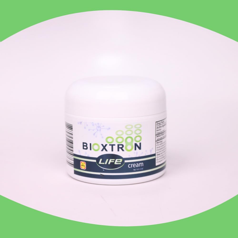 2 oz Bioxtron Life Cream Natural AFA Stem Cell Supplement for Joint Pain, Muscle Pain, and Fatigue