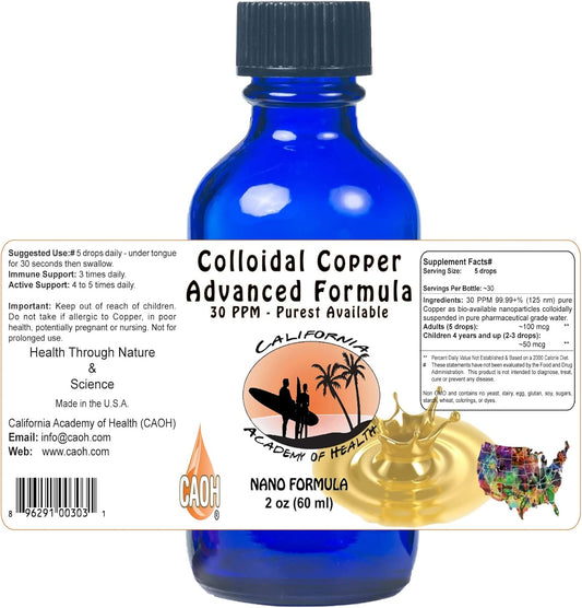 2 oz Colloidal Copper from California Academy of Health