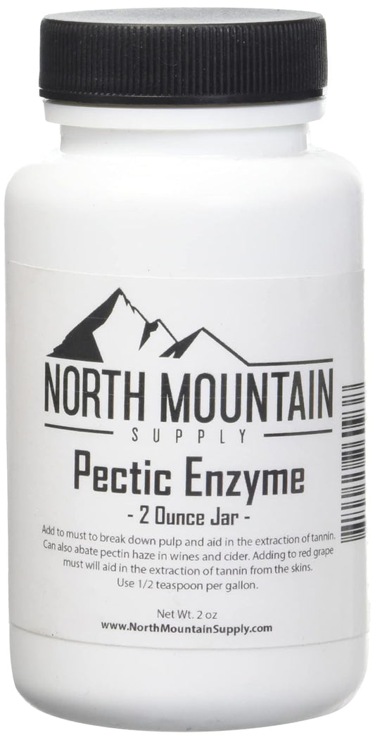 2 oz Jar of North Mountain Supply Pectic Enzyme for Home Winemaking and Brewing