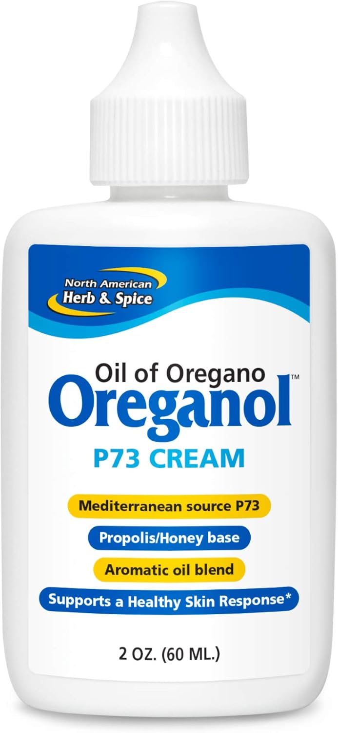 2 oz. Potent Natural Moisturizer with Oreganol P73 Oregano Oil, Honey, Propolis, and Royal Jelly